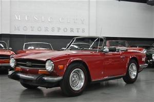45820 mile RUST FREE  ACCIDENT FREE AIR CONDITIONED TR6 ROADSTER Photo
