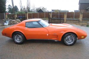 1976 CHEVROLET CORVETTE STINGRAY CHEVY VETTE 350 AUTO T TOP PROJECT FLORIDA CAR