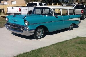 1957 chevy 210 wagon  mid west car ,rust free,great driver