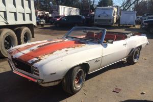 1969 Z11 RS/SS  Pace car convertible camaro Rusty crusty barn find Photo