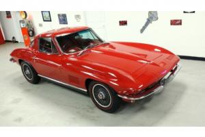 1967 Corvette Coupe Rally Red/red interior  -- Automatic -- A/C --