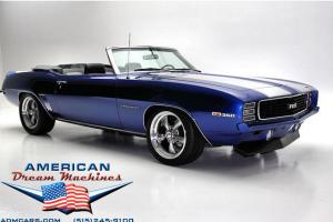 1969 Chevrolet Camaro convertible RS/SS. Electric Blue