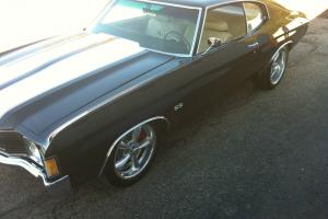 1972 chevy chevelle ss-air ride-big brakes-pro touring-laser straight Photo