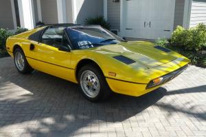 ~NO RESERVE~ 1980 Ferrari 308 GTS *Euro with Carbs* Fly Yellow/Nero with history