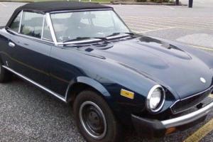 1980 Fiat spyder. 90% restored.