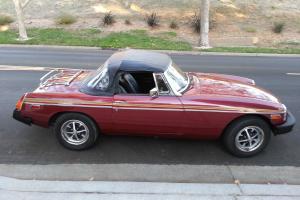 1978 MGB Maroon two door convertible.  Really good condition! Photo