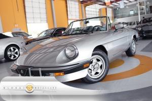 84 ALFA ROMEO SPIDER VELOCE CONVERTIBLE NEW-LEATHER-INT NEW-TOP NEW-TRANSMISSION Photo