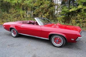Mercury : Cougar RED OVER RED INTERIOR WITH WHITE CONVERTIBLE TOP Photo