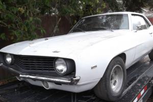 1969 CAMARO V8 AUTO  NO RESERVE ORIGINAL CALIFORNIA CAR  PERFECT PROJECT