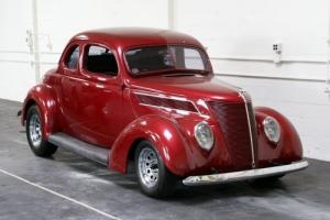 1937 Ford 2-Door Model 78 electric red NEW 350 CI V-8 automatic coupe am/fm Photo