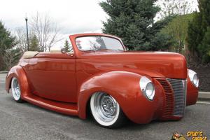 40 Ford Convertible "Street Rod" GM 350 Ram Jet T400 Currie 4 Whl Disc Air Ride Photo