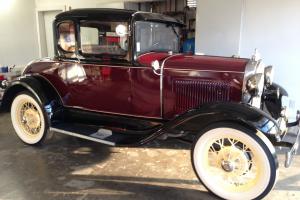 1931 Coupe Rumble Seat, Fully Restored NR No Reserve