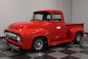 BRIGHT RED RESTO-MOD, 350 CI, INDEPENDENT SUSP, COIL-OVERS, 4-WHEEL DISC, R134!