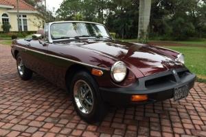 1980 MG MGB 4-Speed Convertible Incredible Paint Very Original Low Miles