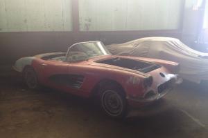 1958 Chevrolet Corvette Project. Photo