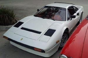 1985 FERRARI 308 GTB COUPE RARE EXAMPLE LOW MILES CLASSIC WHITE/RED EXCELLENT!