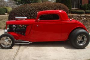 1933 Ford HIGH BOY 3 Window Coupe 871 Blown 502 Street Hot Rat Rod Race Car cool
