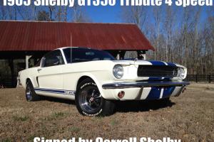 1966 GT-350 Tribute signed by Carroll Shelby 4 Speed Aluminum Heads 347 Stroker
