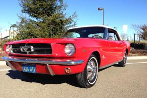 1964 65 66 FORD MUSTANG CONVERTIBLE! 289 V8! 3 SPEED! POWER TOP!