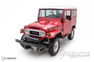 Restored FJ-40 Land Cruiser 3-Speed PTO Winch Soft Top & Doors Included Photo
