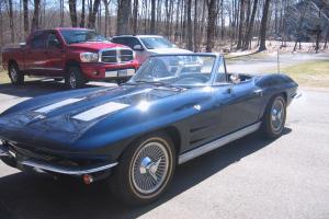 1963 corvette convertible matching numbers car