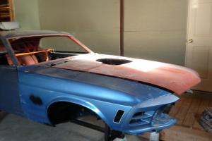 1970 Mustang Fastback Body Shell Rust Free Good for Boss 429 Clone. Photo