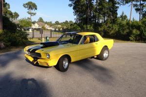 1965 Ford Mustang Drag Car and 12x24 enclosed, lighted dual axle car hauler Photo