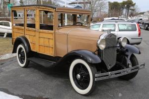 1930 Ford Model A Station Wagon Woody Photo