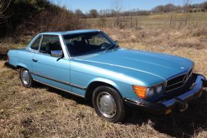 1976 MERCEDES BENZ 450SL CONVERTIBLE-LOW MILEAGE-REMOVABLE HARD TOP-CLEAN