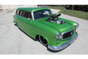 WICKED AMERICAN RAMBLER PRO STREET BLOWN AND BAGGED STATION WAGON AIR RIDE 850HP Photo