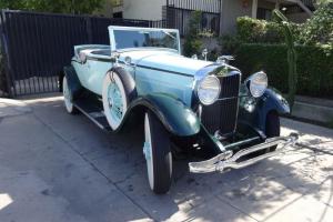 1930 Lincoln Model L LeBaron Rumble Seat Convertible w/ Golf Club Door