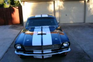 1966 Mustang Fastback 2+2 GT350 Shelby Restored Midnight Blue Recreation Photo