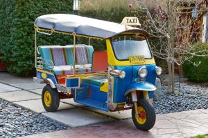Tuk Tuk Taxi from Thailand - Three Wheeler Rickshaw and Pedicab Very Very Rare