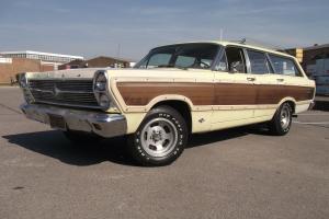 1966 FORD FAIRLANE "SQUIRE" WOODY WAGON, SPRINGTIME YELLOW, VERY VERY RARE,