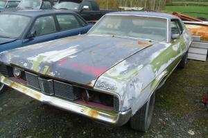 Mercury Cougar 1969 V8 for restoration NO RESERVE