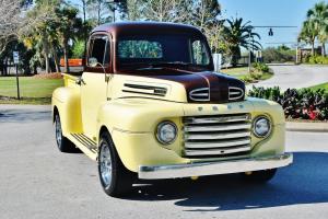 Absolutely amazing 1950 Ford F-1 street rod v-8 auto p.s,p.b 350 chevy run's new Photo