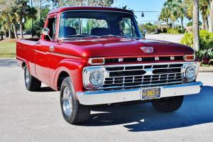 Simply pristine very hard to find short bed 1963 Ford F-100 frame off v-8 auto.