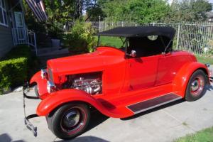 1928 FORD ROADSTER, ALL STEEL V8, AWESOME STREET ROD! Photo