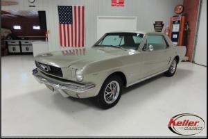 66 Mustang, Factory A/C, California Rust Free!
