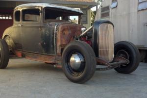 CHOPPED HOT ROD 1930 FORD 1932 DUECE FRAME MODEL A  NO RAT 30 31 28 29 36 39 40