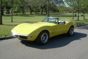 1969 CHEVY CORVETTE CONVERTIBLE STINGRAY NUMBERS MATCHING 350 ENGINE FACTORY AIR