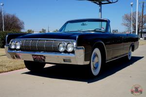 1964 Lincoln Continental Convertible Recently Restored Triple Black Photo