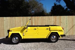 1974 VW Thing Bright Yellow 2014.1