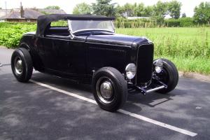  1932 Ford Model B roadster All Steel, hotrod, custom, 