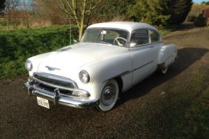 1951 Chevrolet Fleetline 2 door Fastback White *Rare car* Triple carbs