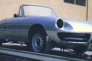 1969 Alfa Romeo Boat Tail Spider Project