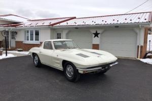 1963 Corvette Coupe Split Window *White/Saddle*L@@k*Nice*4spd*327/300hp* Photo