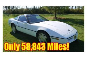 1989 Chevrolet Corvette Coupe With Only 58k Miles 350 V8 Automatic Red Leather