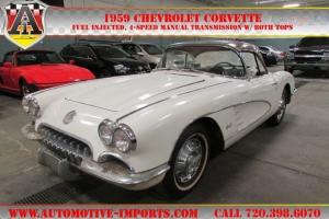 1959 Chevrolet Corvette C1 283ci 290hp fuel injection numbers matching