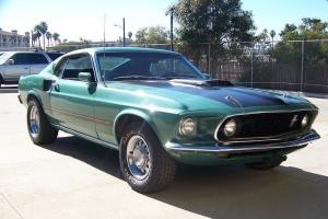 1969 Mustang Mach 1 H Code Factory Tach unmolested survivor car! Photo